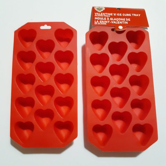 Heart Shaped Silicone Molds Set of 2 - Picture 1 of 4